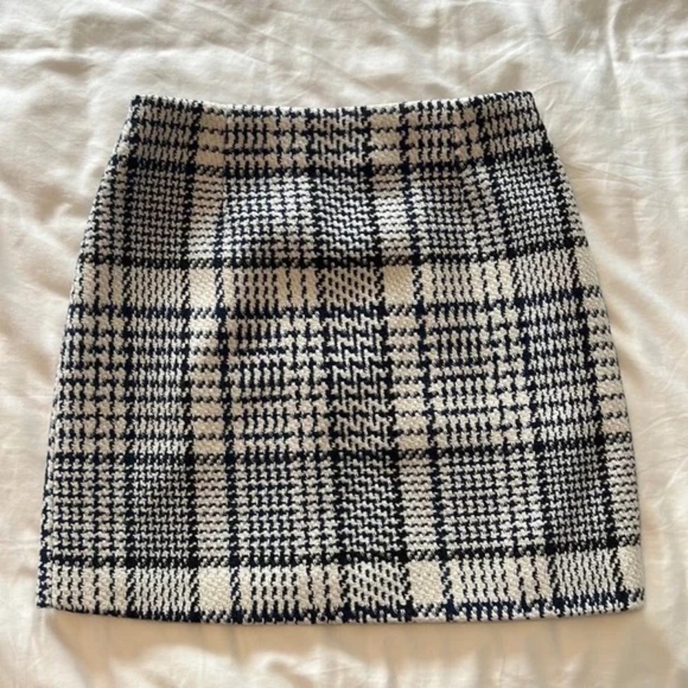 H&M Houndstooth Skirt
